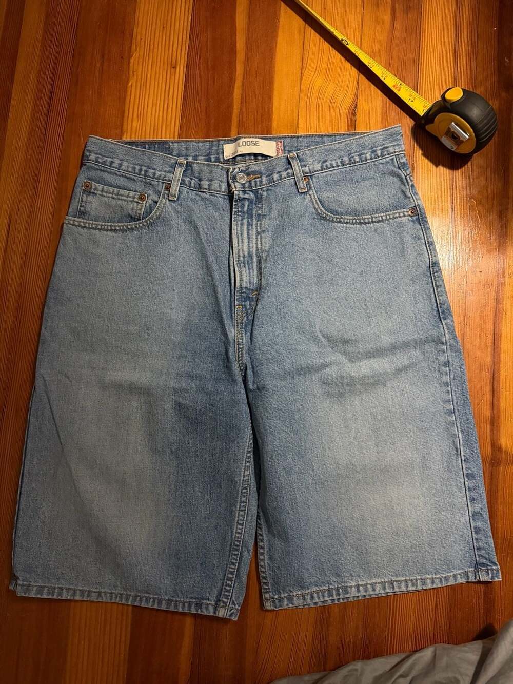 Levi's 569 Loose Straight Denim Jean Shorts